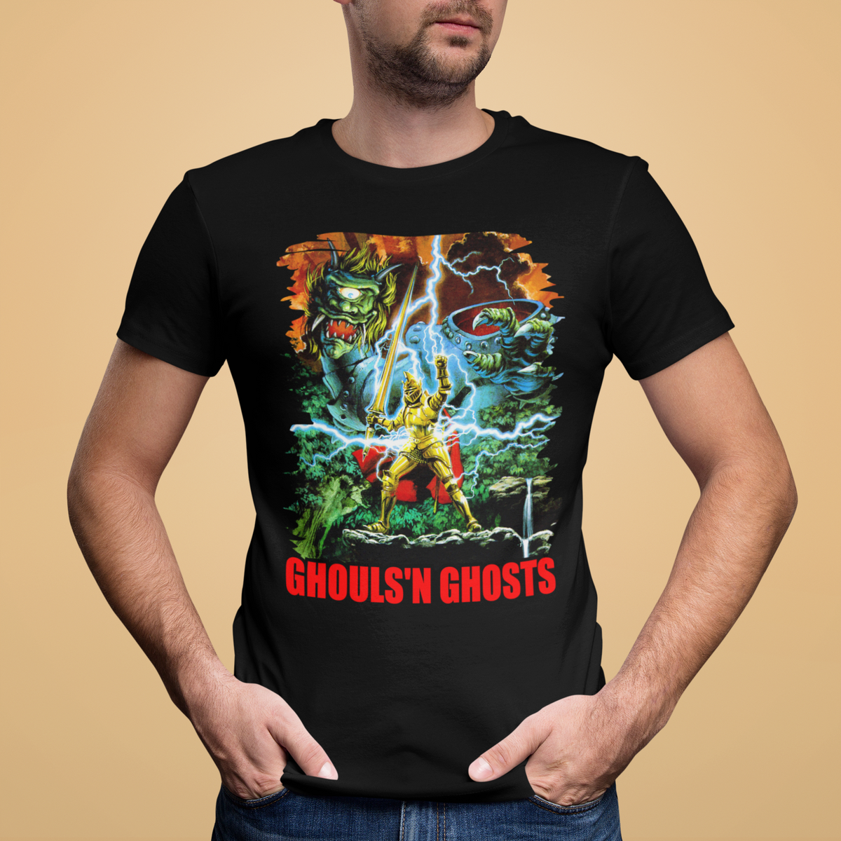 Nome do produto: Camiseta Ghouls\'n Ghosts