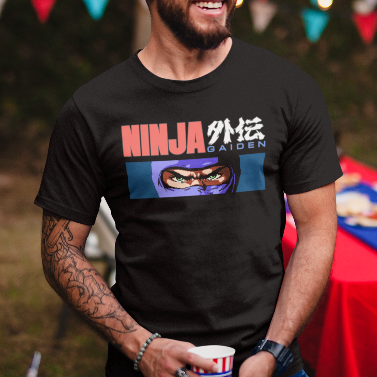 Nome do produto: Camiseta Ninja Gaiden