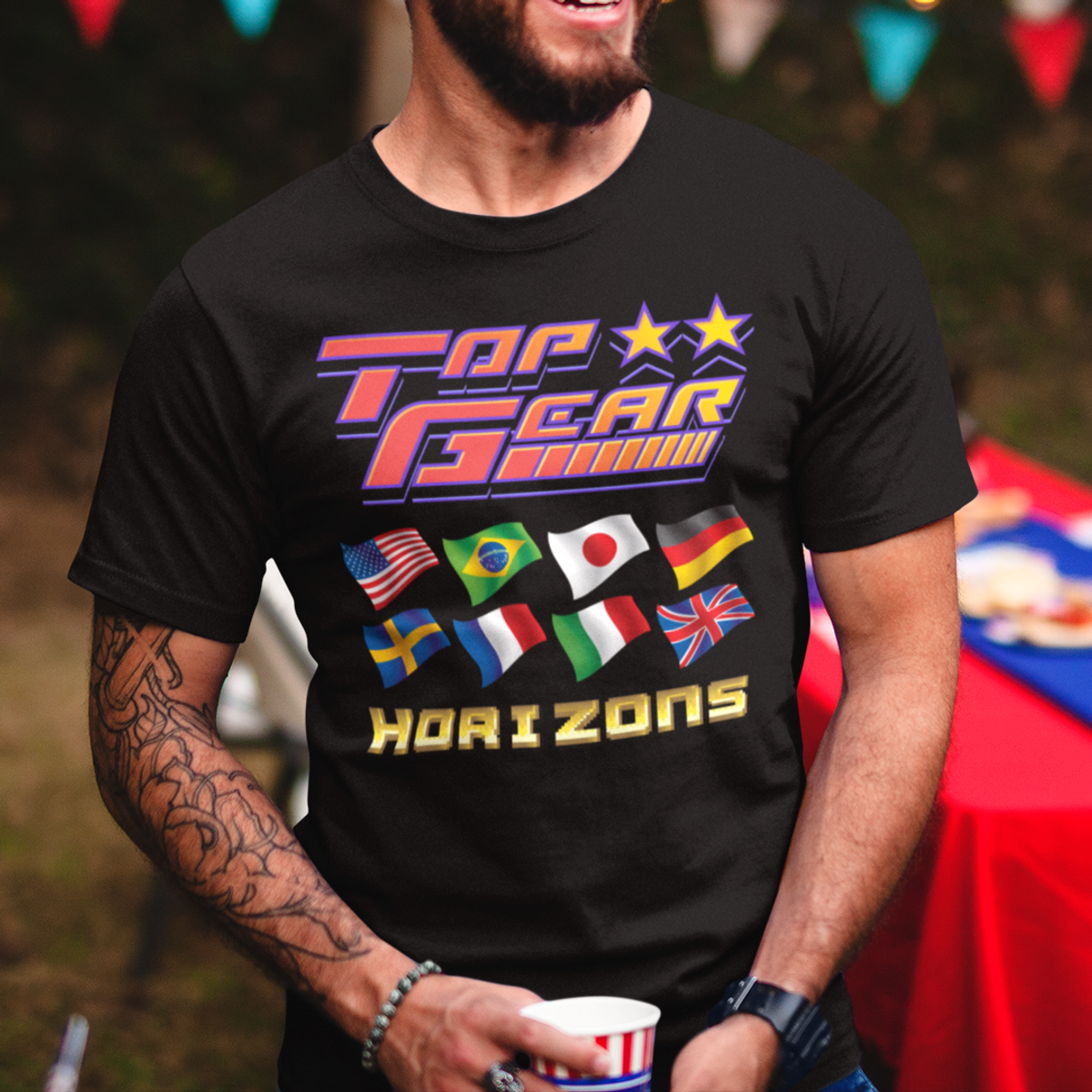 Nome do produto: Camiseta Top Gear - Horizons