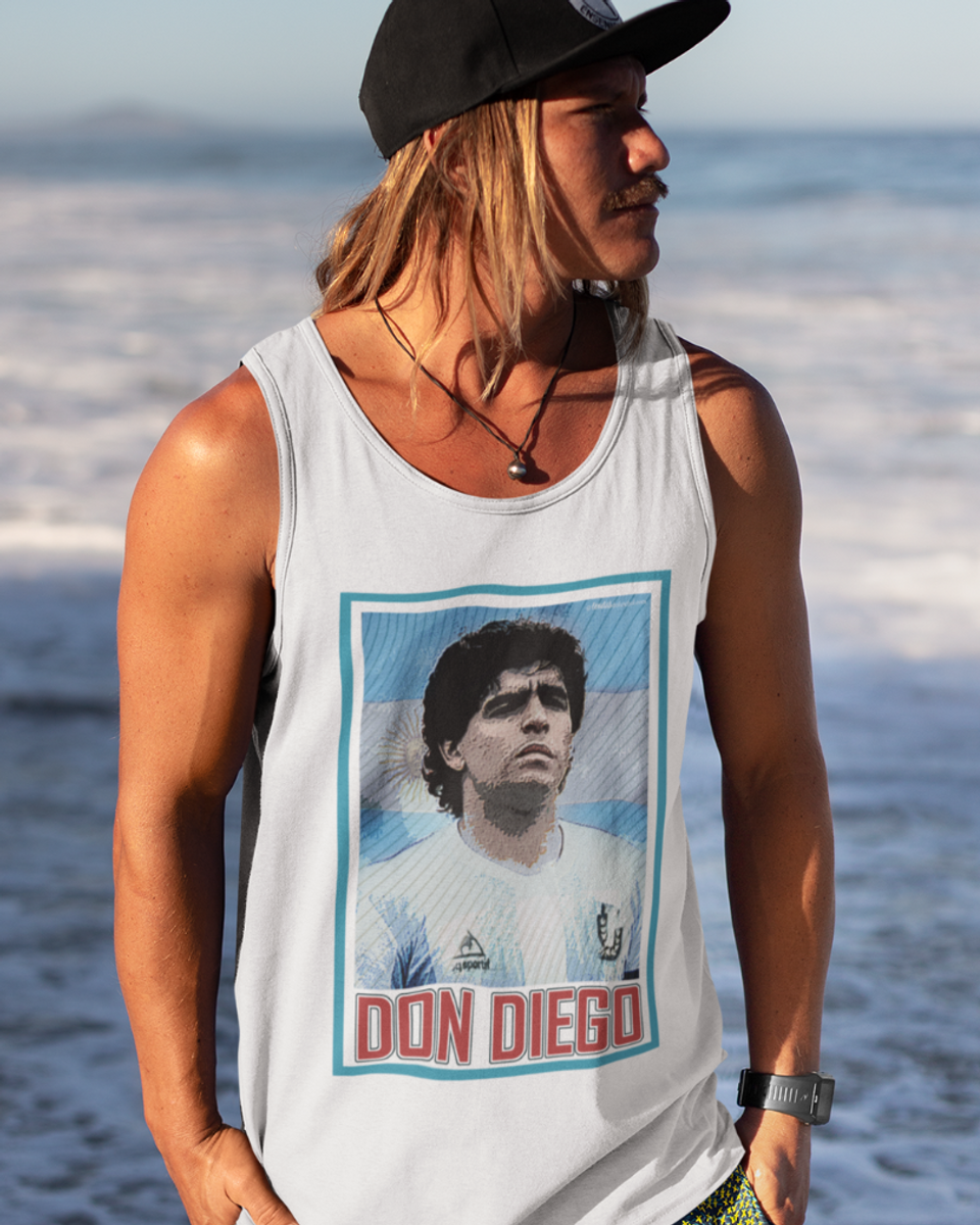 Nome do produto: REGATA DON DIEGO - Argentina/Maradona