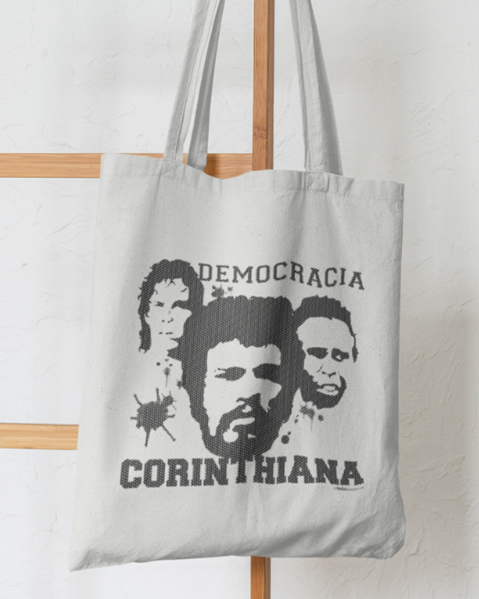 Nome do produto: ECOBAG DEMOCRACIA CORINTHIANA - Corinthians 1982