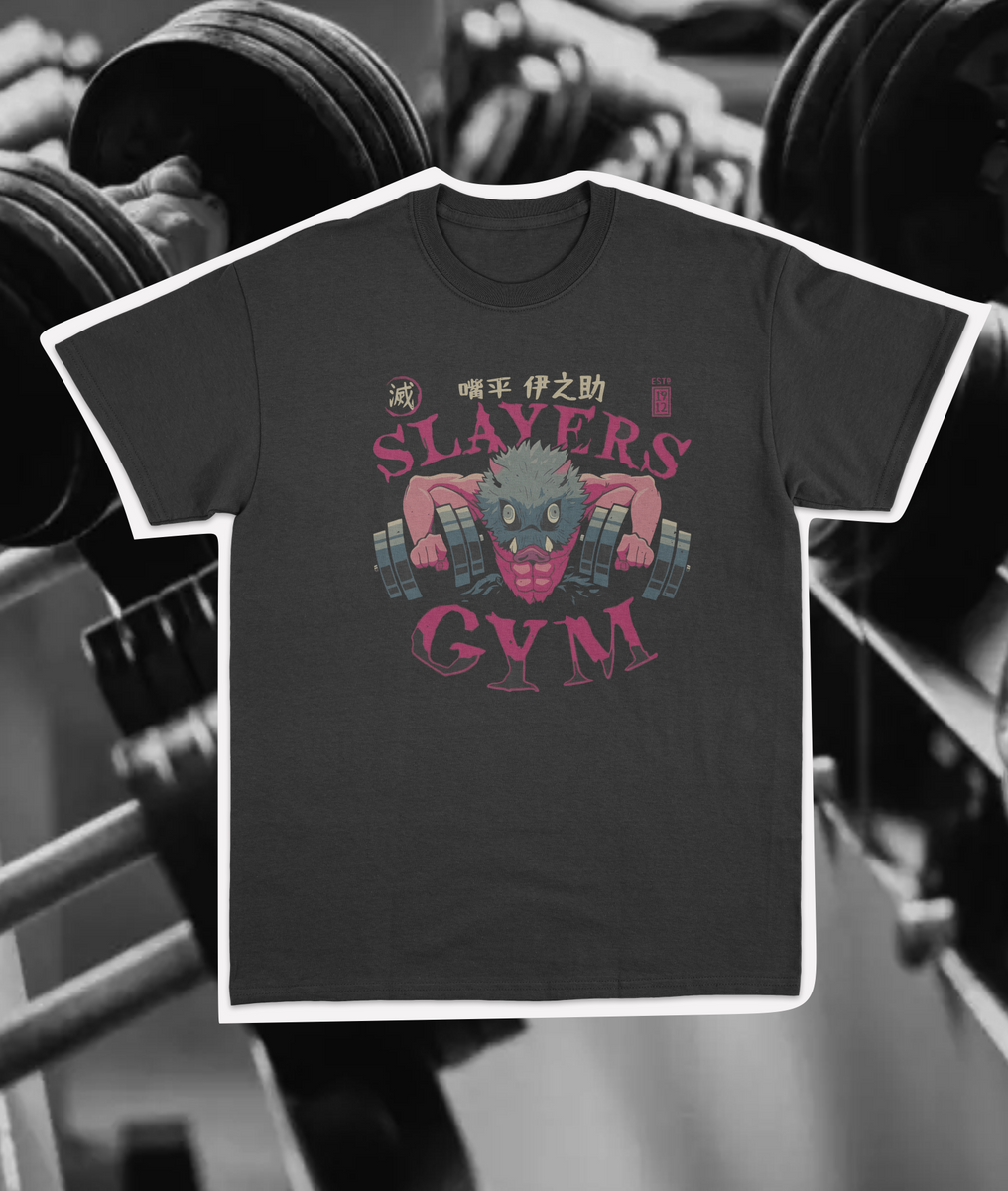 Nome do produto: CAMISETA MAROMBA DEMON SLAYER INOSUKE GYM