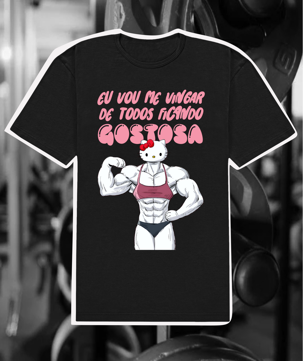 Nome do produto: CAMISETA MAROMBA HELLO KITTY GOSTOSA