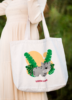 Nome do produtoEco Bag Grande - Little Cat