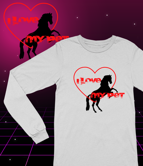 Moletom - I Love My Pet - Cavalo