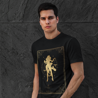 Nome do produtoT-Shirt Quality - Signo Dourado - Libra