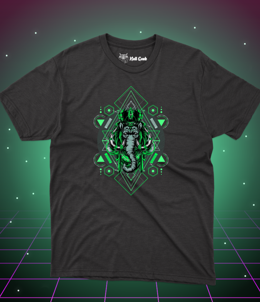 Nome do produto: T-shirt Prime - Celestial Animals - Elephant