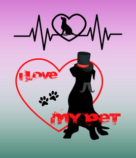 Nome do produtoMoletom - I Love My Pet - Senhor Cachorro