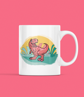 Nome do produtoCaneca - Dinofofos - Tiranossauro Vermelho