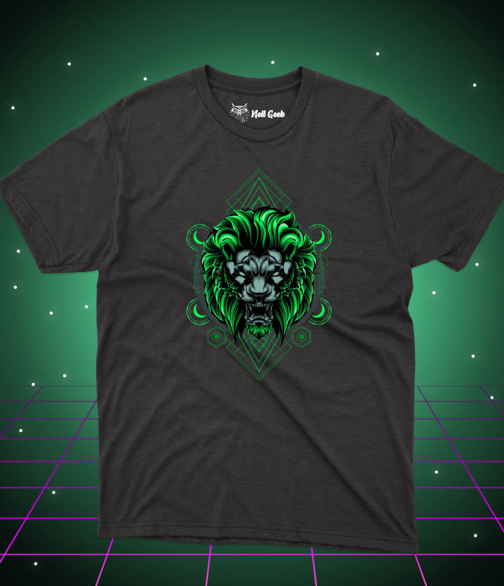 Nome do produto: T-shirt Prime - Celestial Animals - Noble Lion