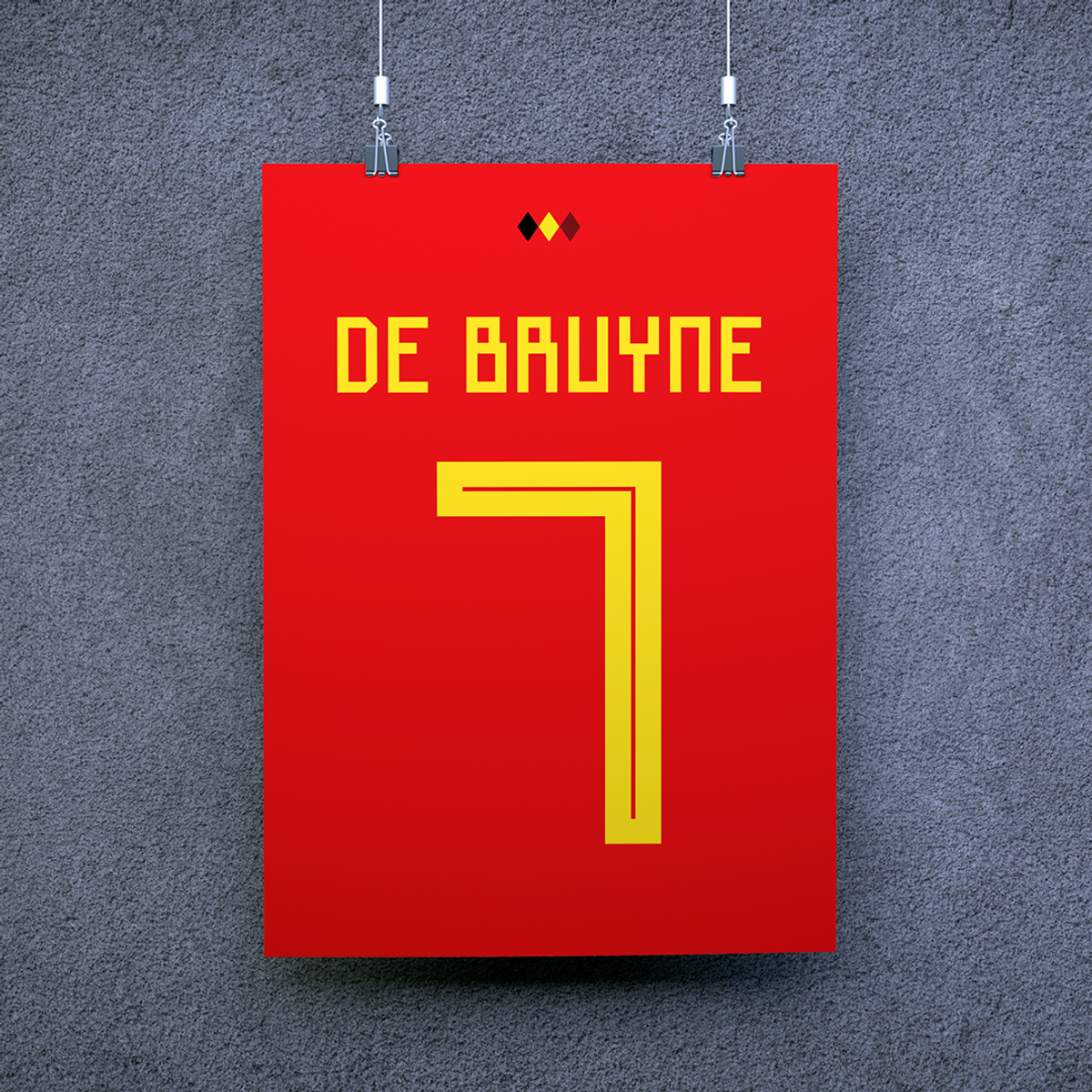 Nome do produto: POSTER CAMISA DE BRUYNE