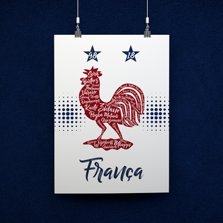 POSTER CAMPEÕES FRANÇA