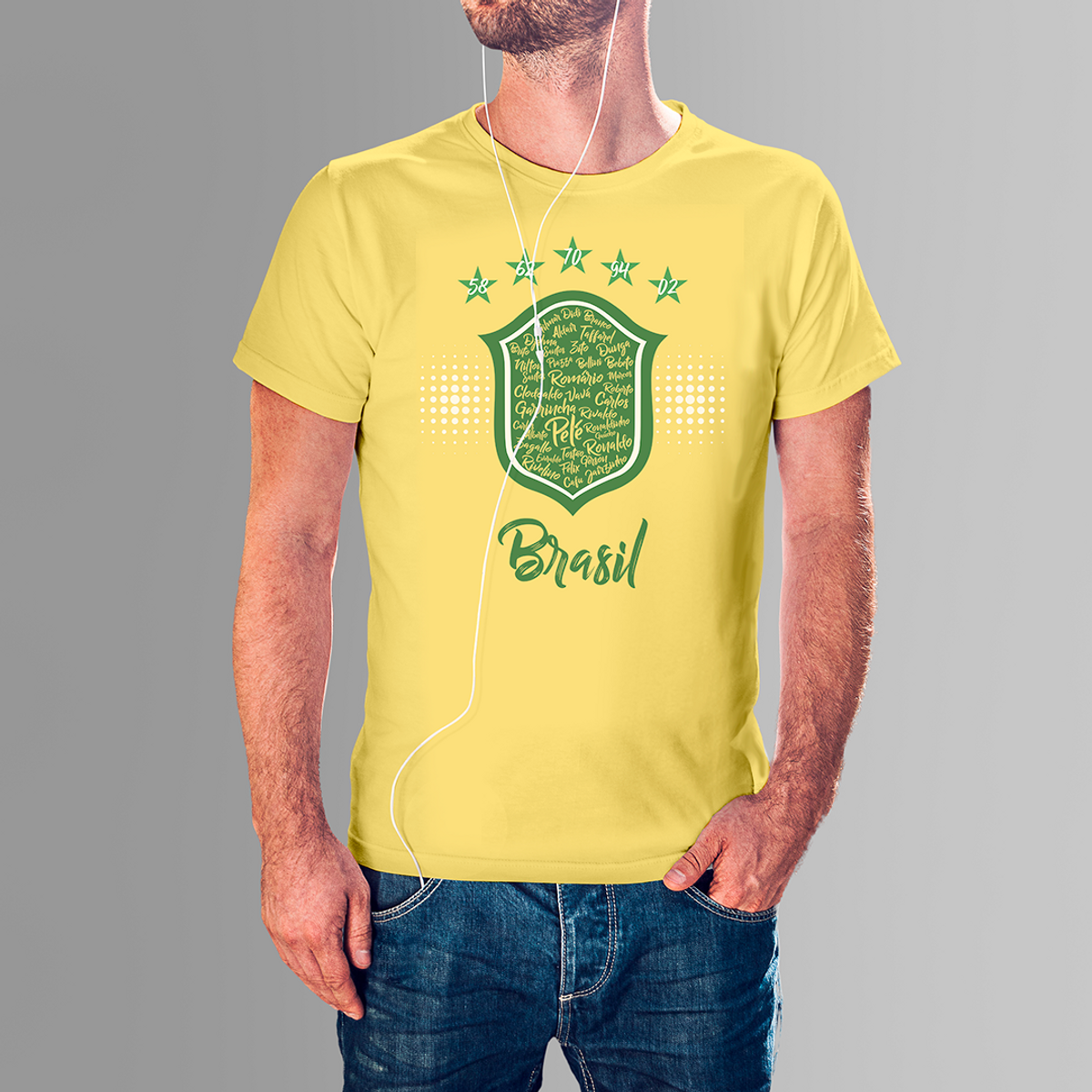 Nome do produto: CAMISETA BRASIL