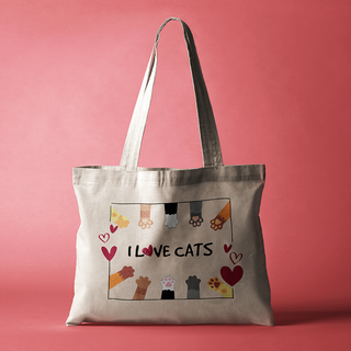 ECOBAG LOVE CATS