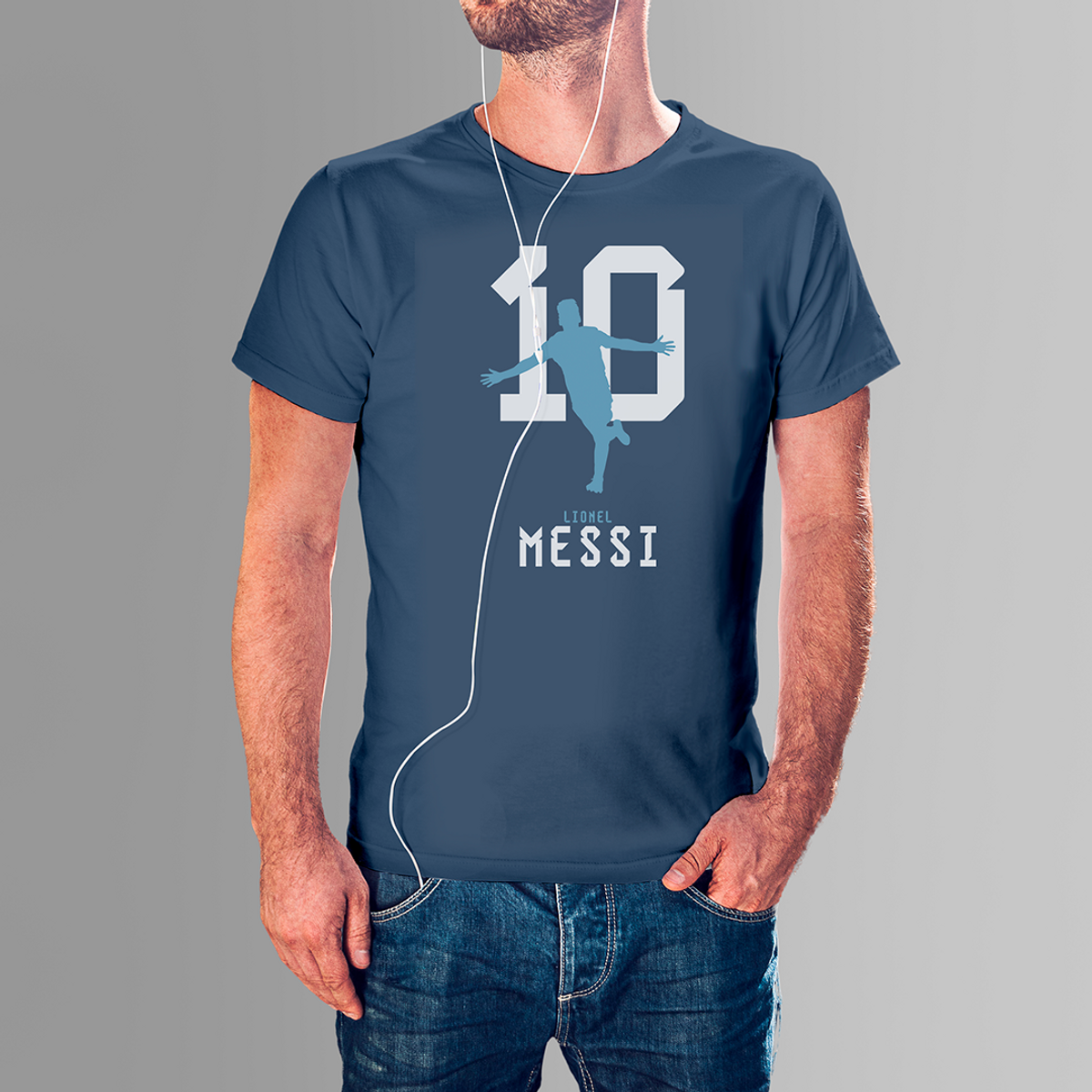 Nome do produto: CAMISETA MESSI