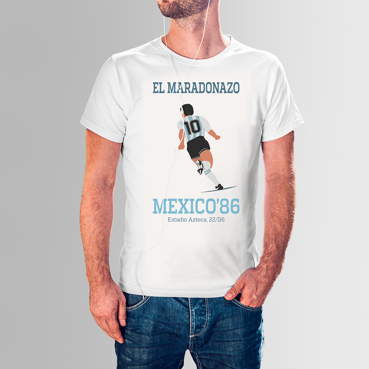 Nome do produto: CAMISETA MARADONAZO