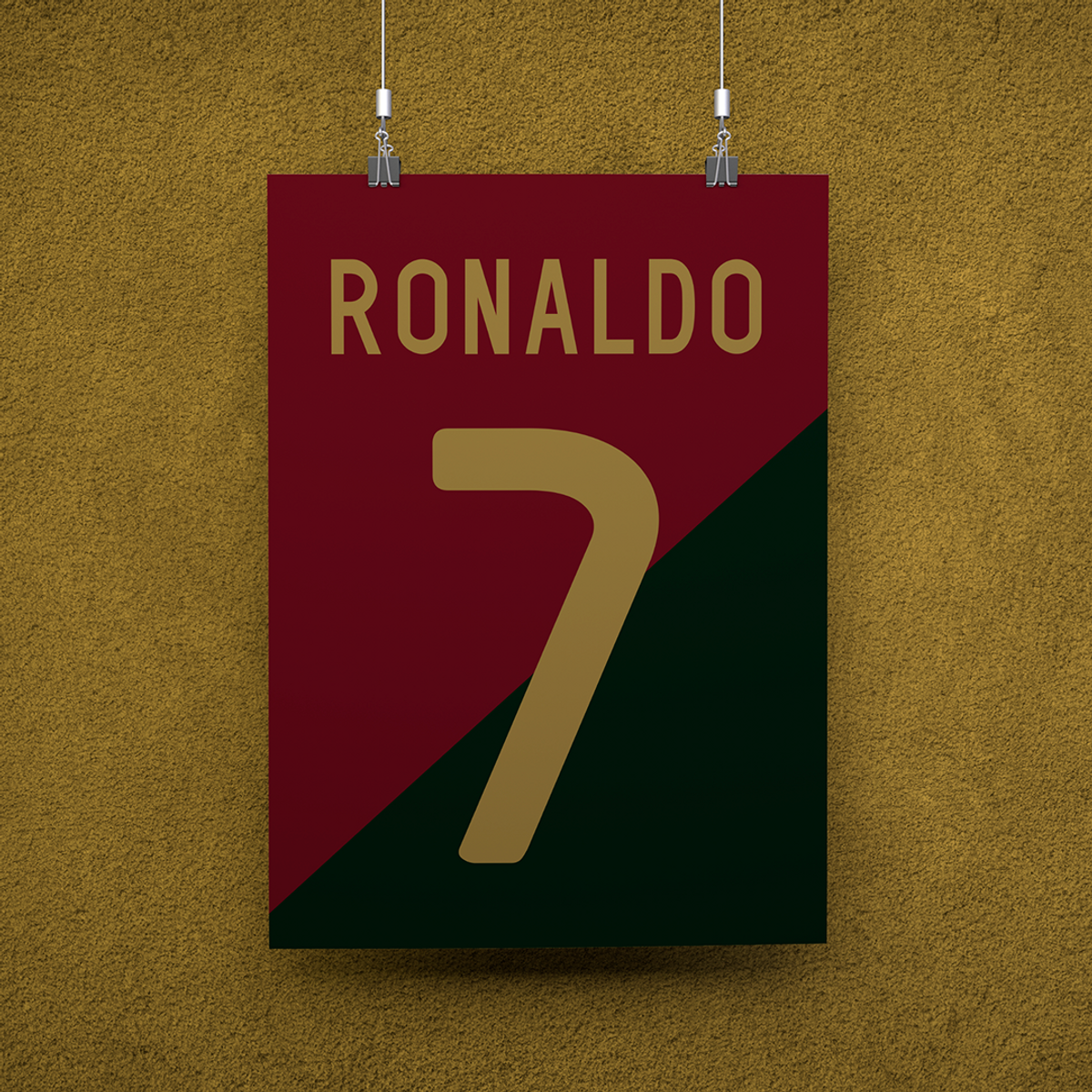 Nome do produto: POSTER CAMISA RONALDO