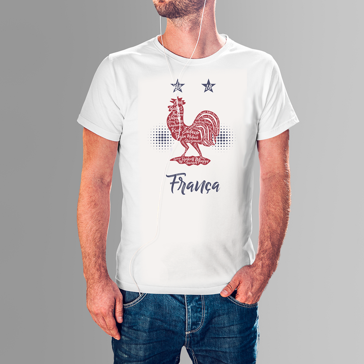 Nome do produto: CAMISETA FRANÇA