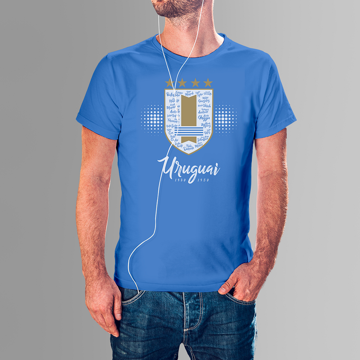 Nome do produto: CAMISETA URUGUAI