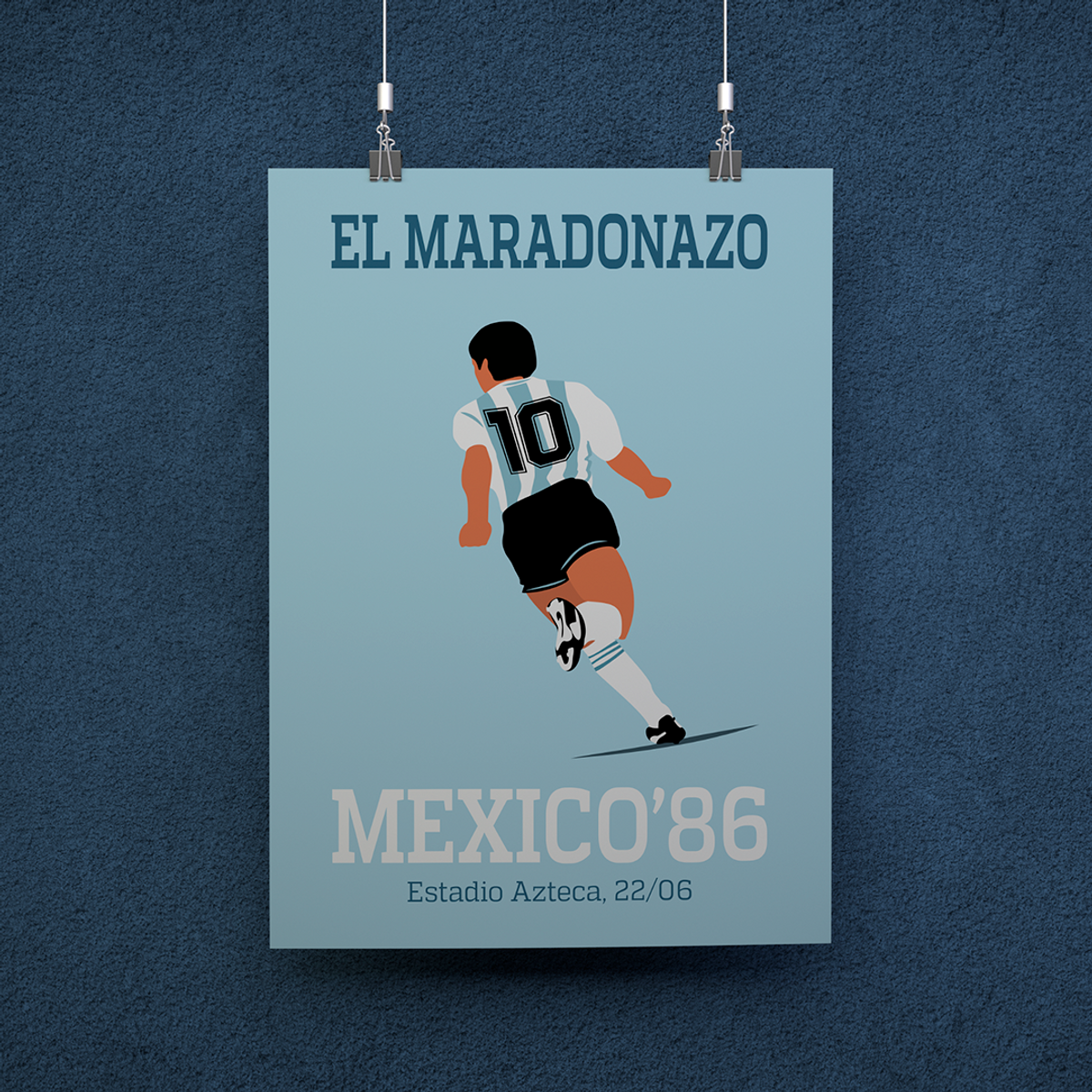 Nome do produto: POSTER LEGEND MARADONAZO