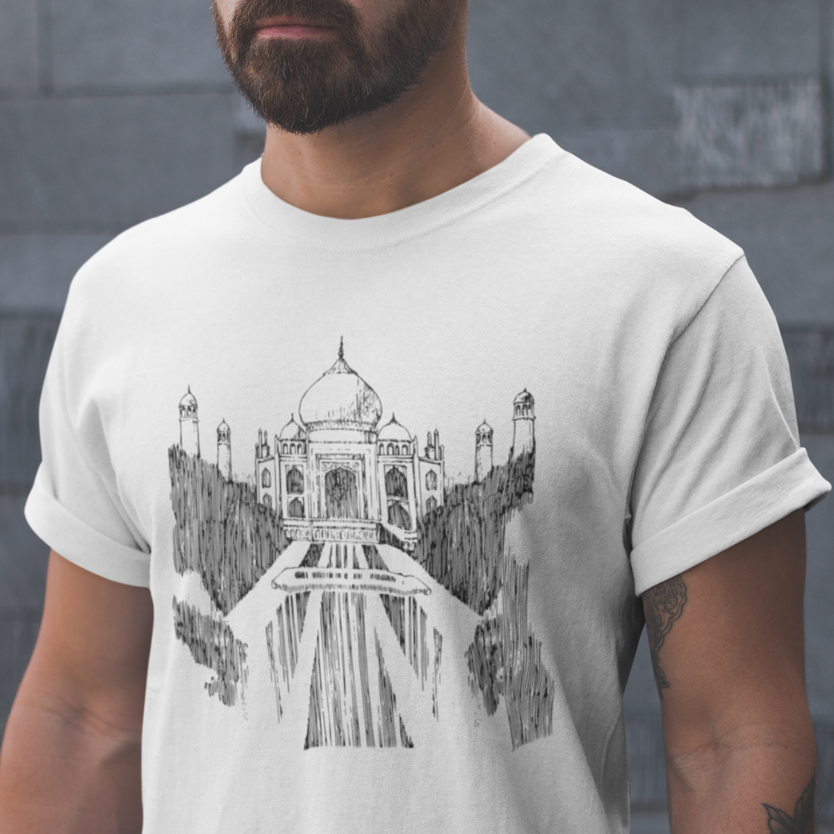 Nome do produto: Camiseta Taj Mahal