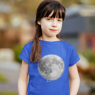 Camiseta Kids Planeta Lua (2 a 8)
