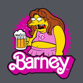 Simpsons Barney