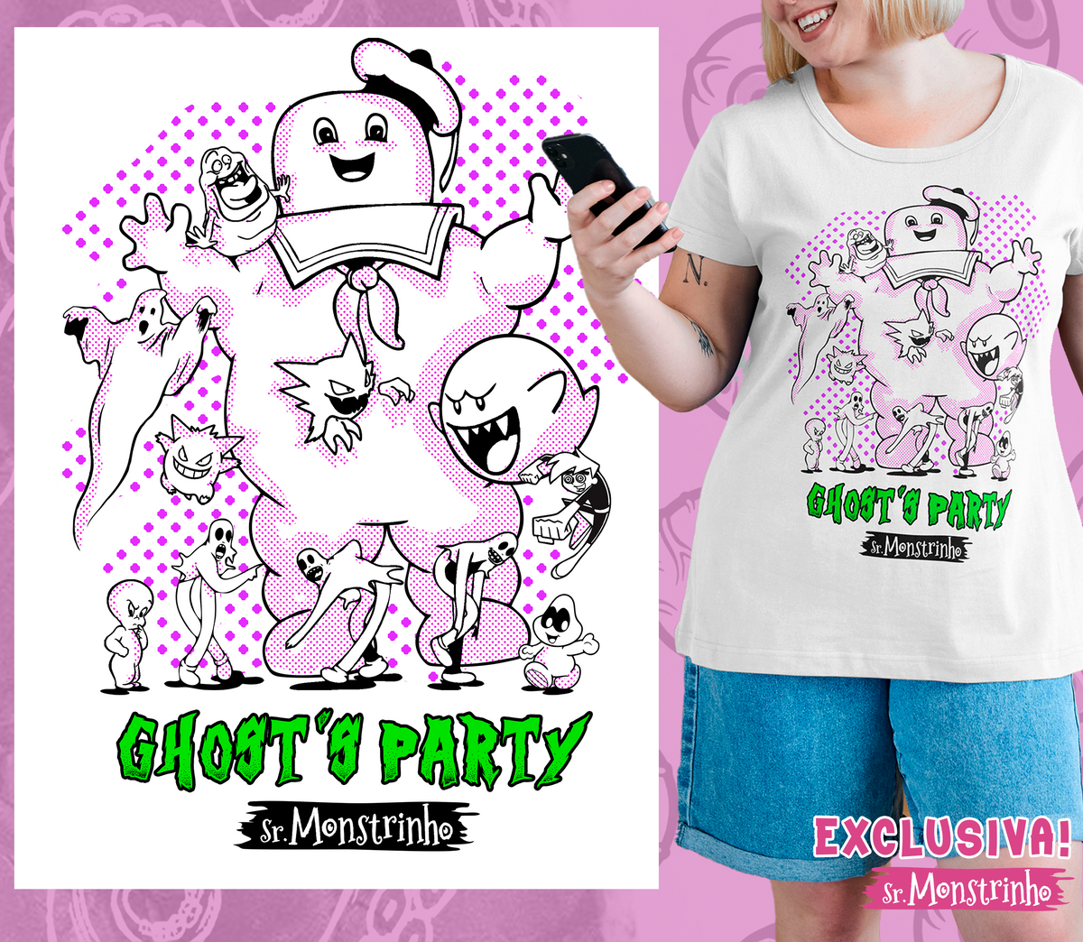 Nome do produto: Ghost\'s Party - Sr. Monstrinho