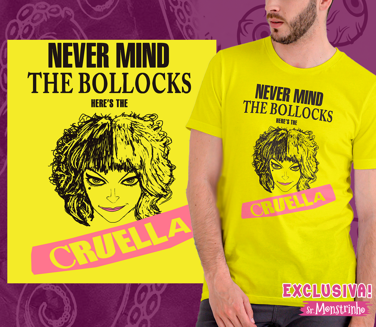 Nome do produto: Never Mind The Bollocks Here\'s The Cruella - Sr. Monstrinho