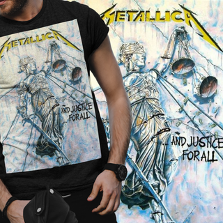 Camiseta - And Justice for all