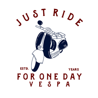 Nome do produtoCamisa Just Ride - Vespa