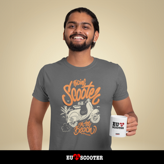 Nome do produtoCamisa Classic - Scooter on the beach
