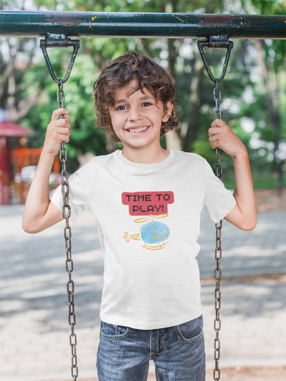 Camiseta Quality Kids Edition  (2 a 8 anos) - Time To Play