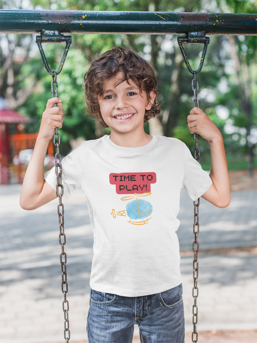 Nome do produto: Camiseta Quality Kids Edition  (2 a 8 anos) - Time To Play