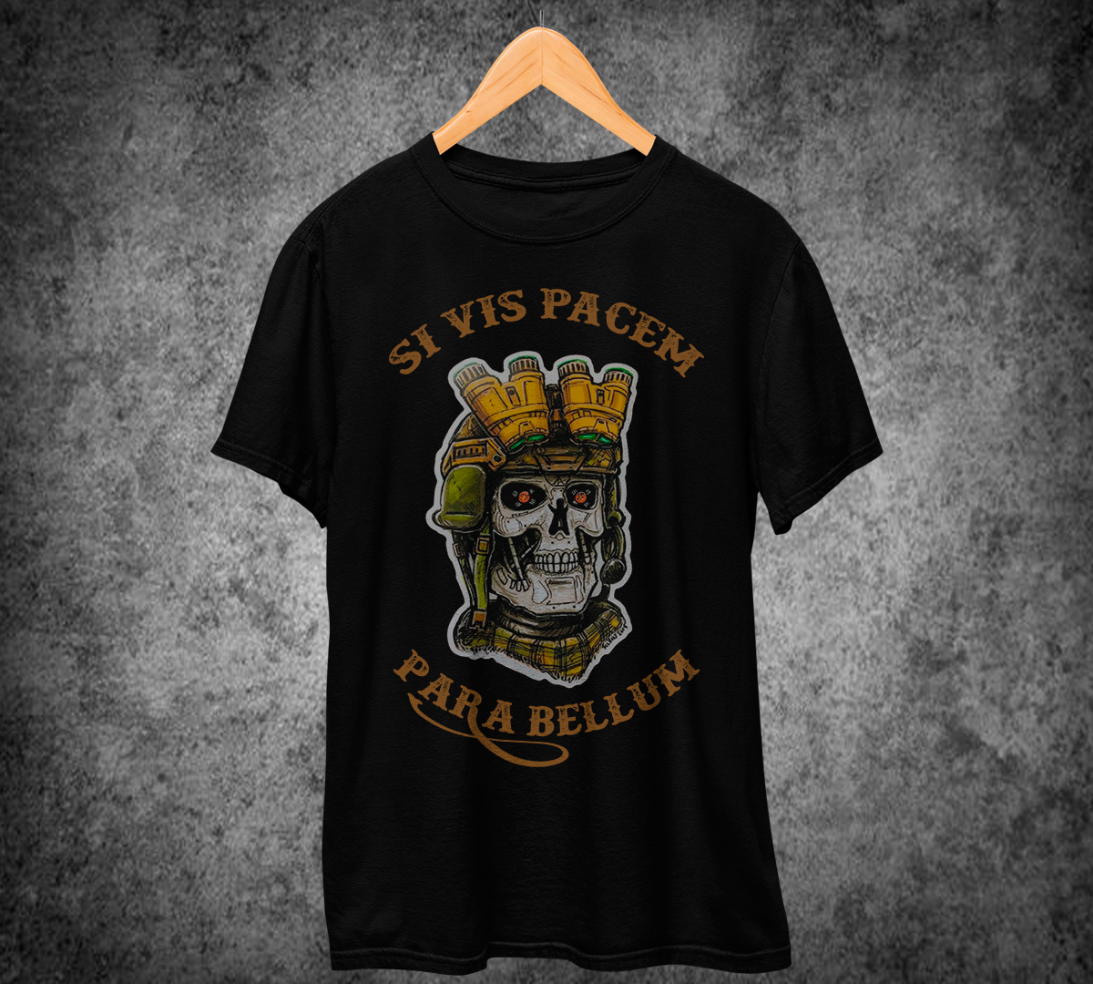 Nome do produto: T-Shirt SI VIS PACEM, PARA BELLUM