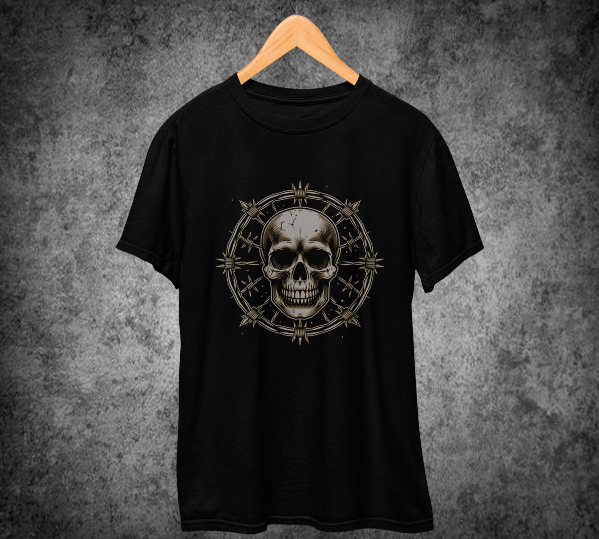 Nome do produto: T-Shirt WIRE SKULL 