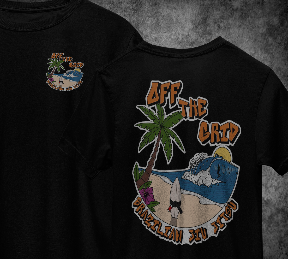 Nome do produto: T-Shirt OFF THE GRID BRAZILIAN JIU JITSU