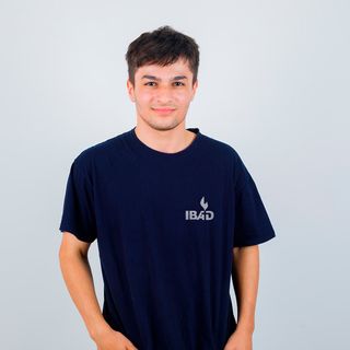 Camiseta MASCULINA IBAD Básica Azul