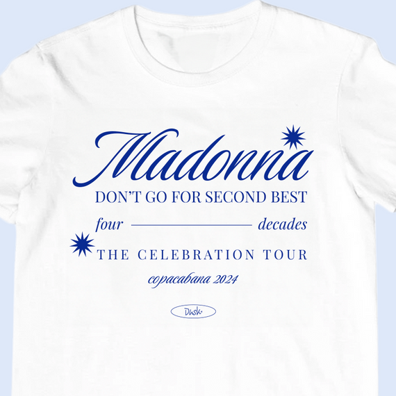 Camiseta Unissex - Madonna Copacabana