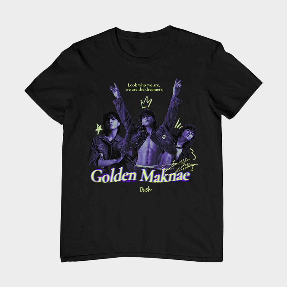 Nome do produto: Camiseta Unissex - Golden Maknae