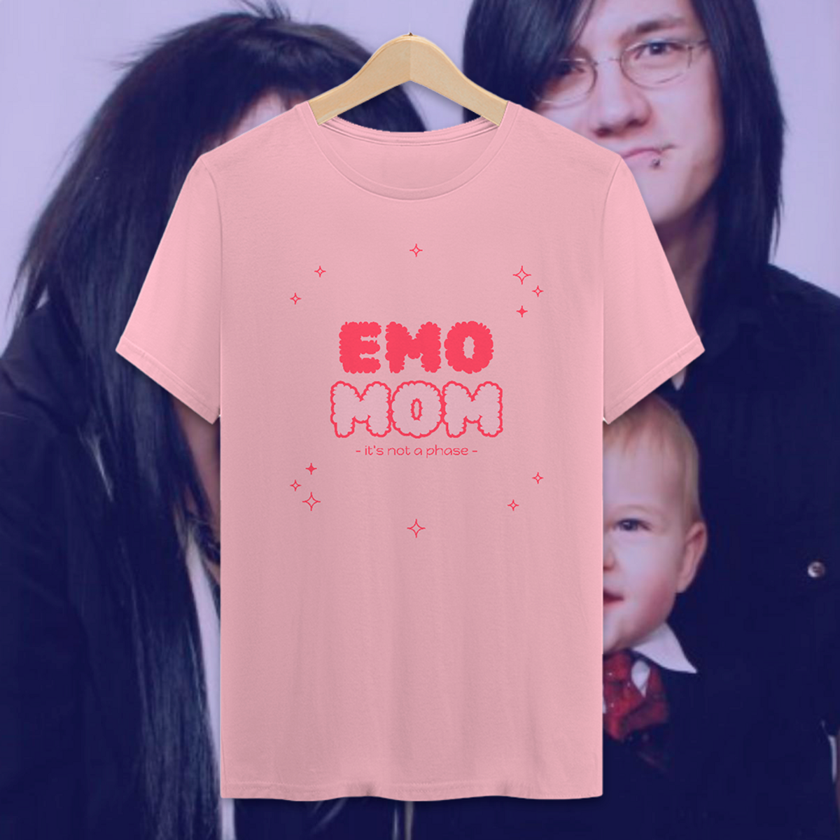 Nome do produto: Camiseta emo mom