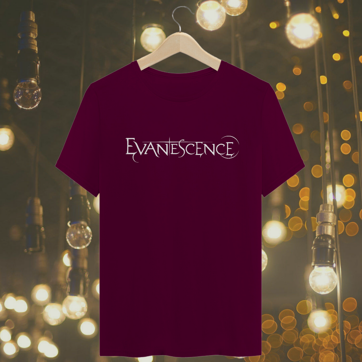 Nome do produto: Camiseta Evanescence - Logo