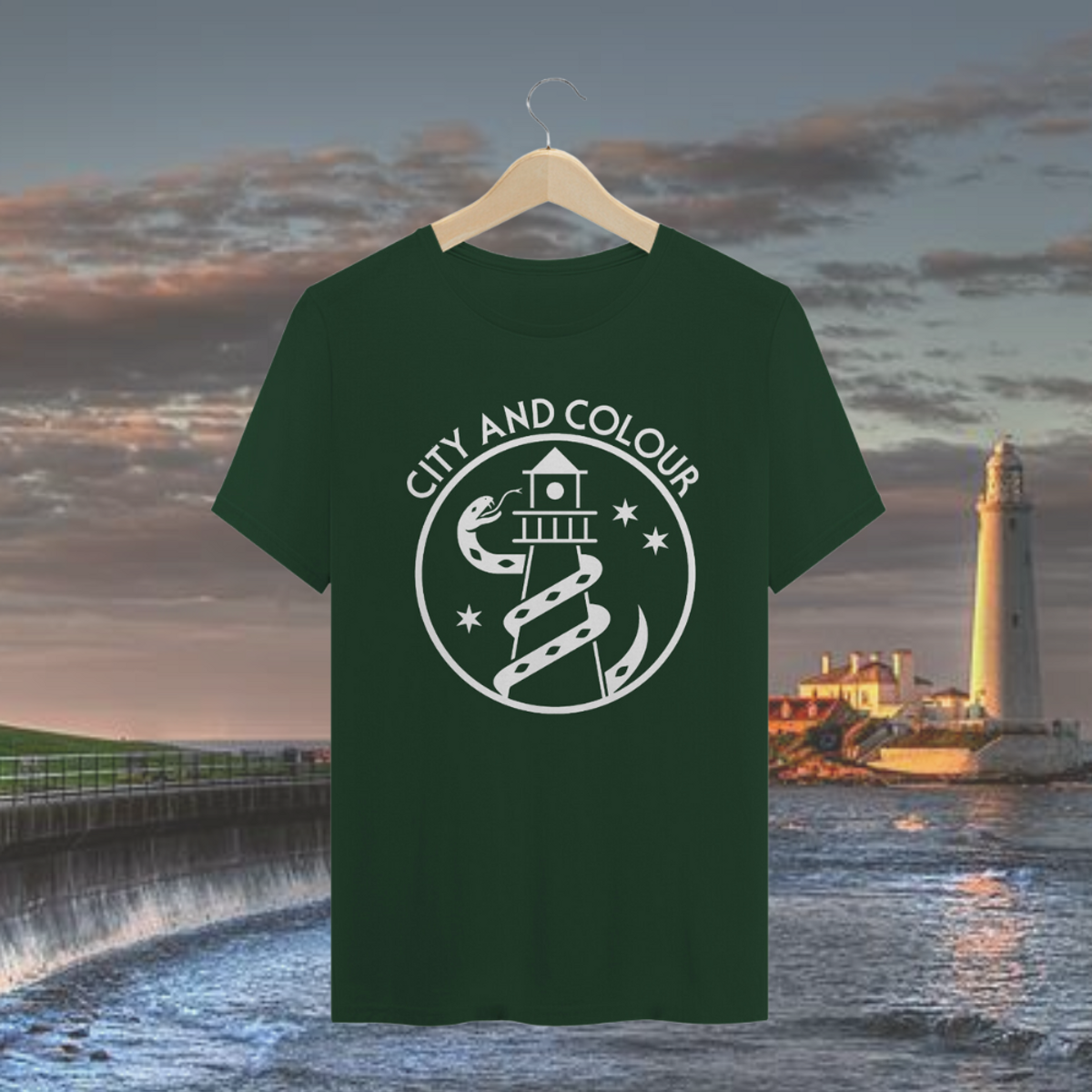 Nome do produto: Camiseta Lighthouse - City and Colour (White Stamp)