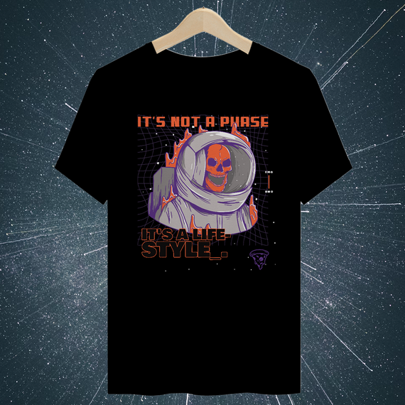 Camiseta It's not a phase Astronaut Skull