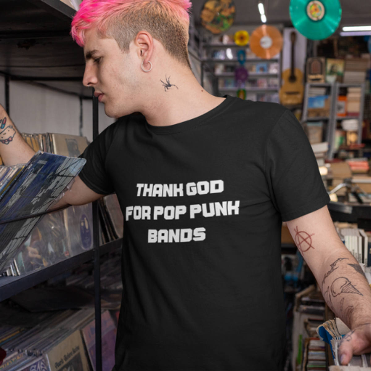 Nome do produto: Camiseta Thank God For Pop Punk Bands  (unissex)