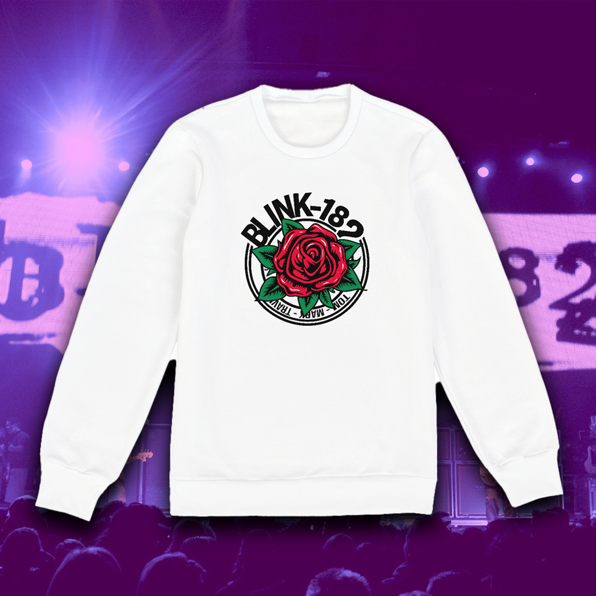 Nome do produto: Moletom blink-182 Rose