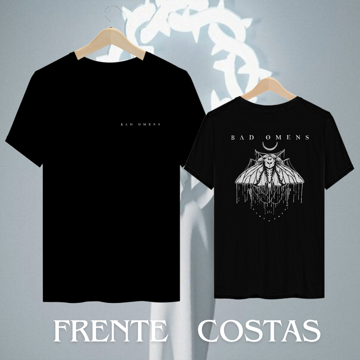 Nome do produto: Camiseta Death Moth - Bad Omens