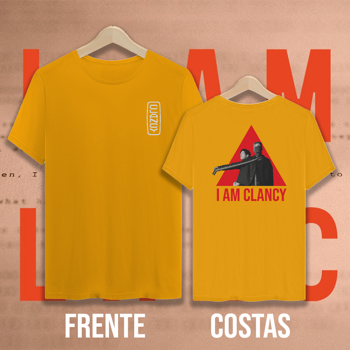 Nome do produto: Camiseta Twenty One Pilots - Clancy frente e costas