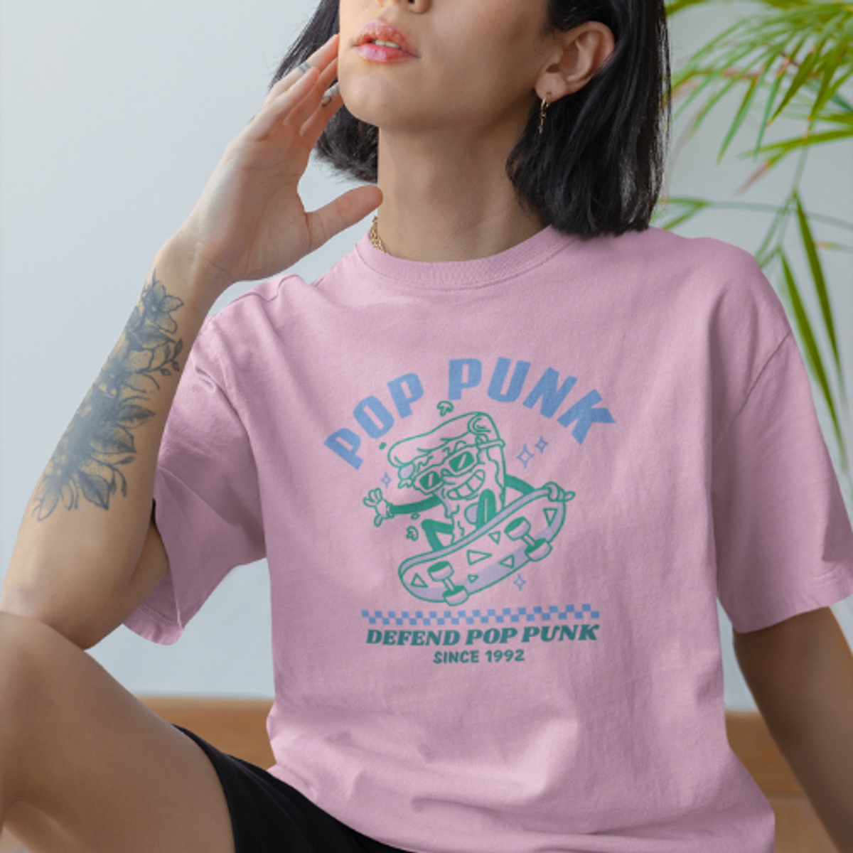 Nome do produto: Camiseta Defend Pop Punk 1992 (unissex)