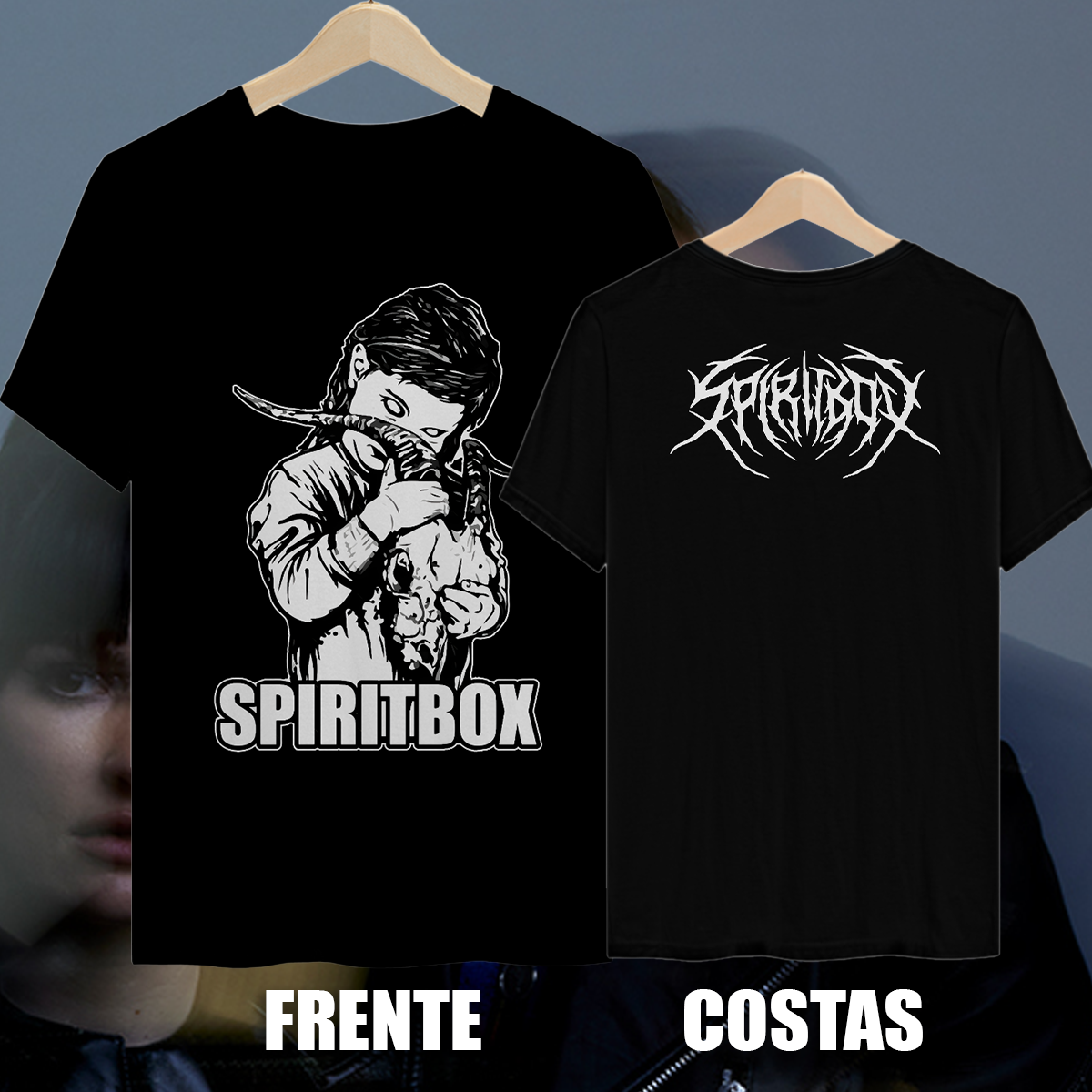 Nome do produto: Camiseta Spiritbox Frente & Costas